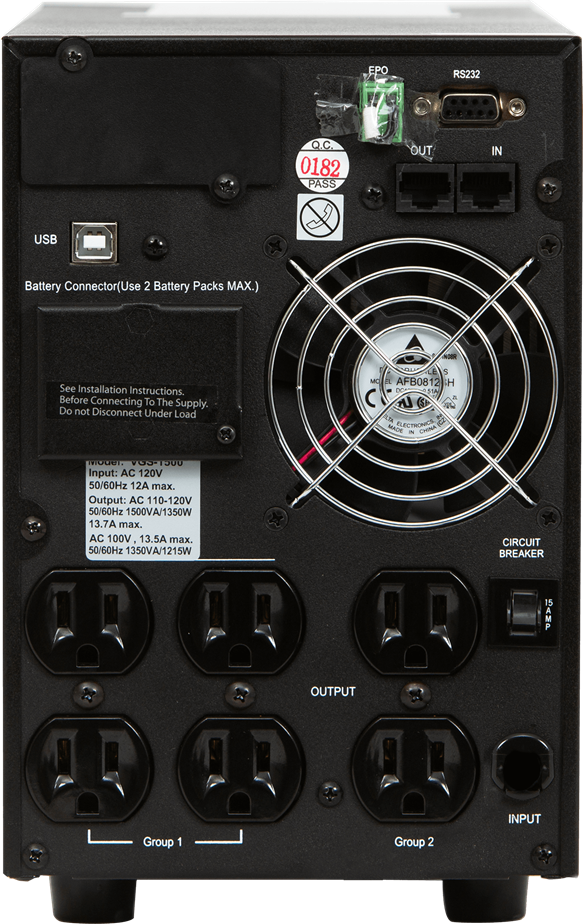 VANGUARD SINGLE-PHASE UPS 1500-3000 VA UPS