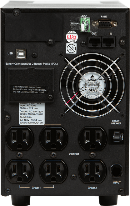 VANGUARD SINGLE-PHASE UPS 1500-3000 VA UPS